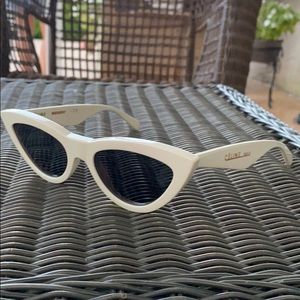Celine Ivory Cat Eye Sunglasses
